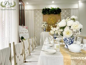 Trang trí tiệc cưới cuối năm theo phong cách Châu Âu sang trọng